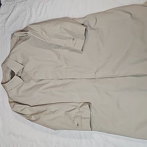 London Fog trench coat vintage khaki detachable lining sz 54